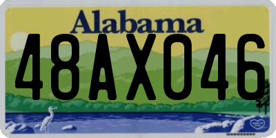 AL license plate 48AX046