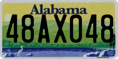 AL license plate 48AX048