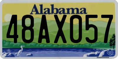 AL license plate 48AX057
