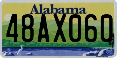 AL license plate 48AX060