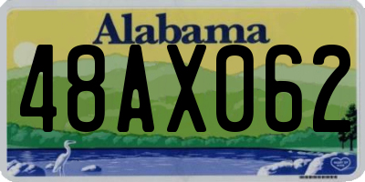 AL license plate 48AX062
