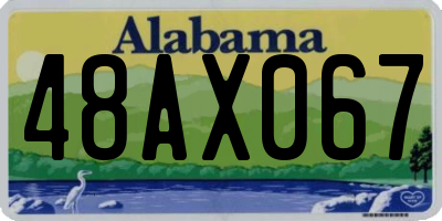 AL license plate 48AX067