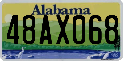 AL license plate 48AX068