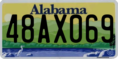 AL license plate 48AX069