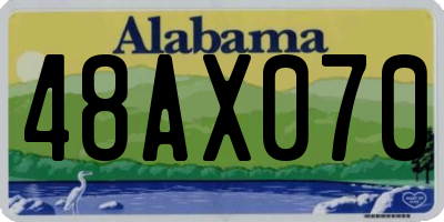 AL license plate 48AX070
