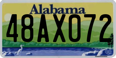 AL license plate 48AX072