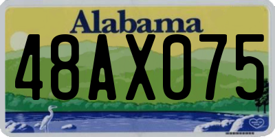 AL license plate 48AX075