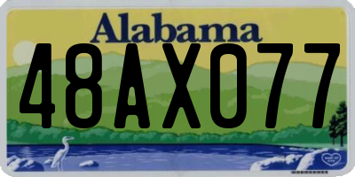 AL license plate 48AX077