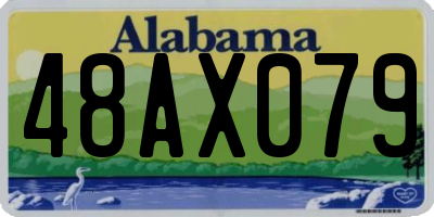 AL license plate 48AX079