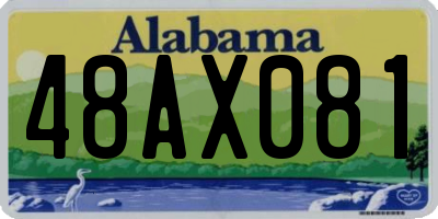 AL license plate 48AX081