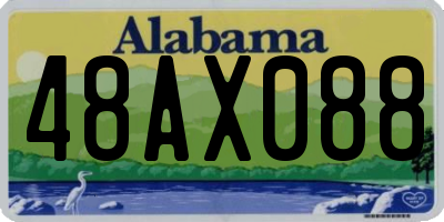 AL license plate 48AX088