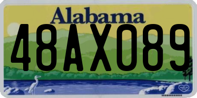 AL license plate 48AX089