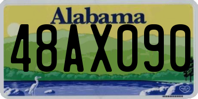AL license plate 48AX090