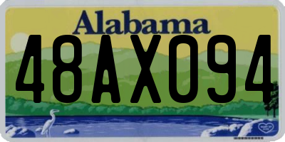 AL license plate 48AX094