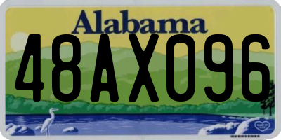 AL license plate 48AX096