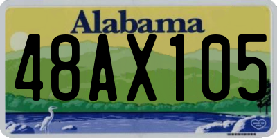 AL license plate 48AX105