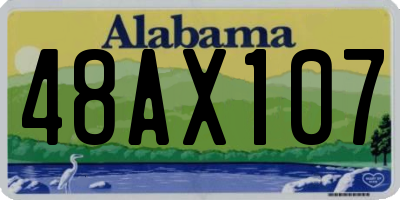 AL license plate 48AX107