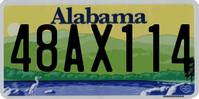 AL license plate 48AX114