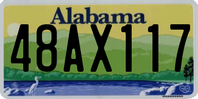 AL license plate 48AX117