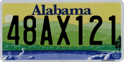 AL license plate 48AX121