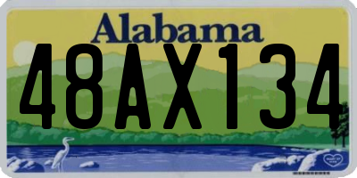 AL license plate 48AX134