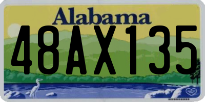 AL license plate 48AX135
