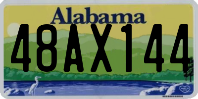 AL license plate 48AX144