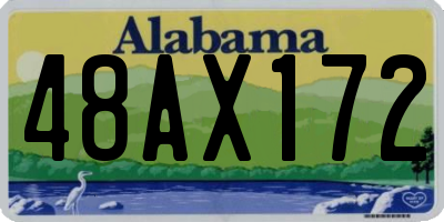 AL license plate 48AX172