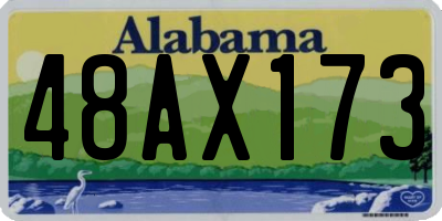 AL license plate 48AX173