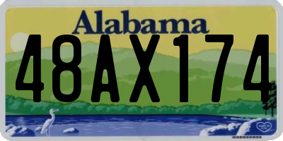 AL license plate 48AX174