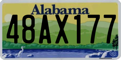 AL license plate 48AX177