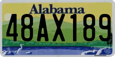 AL license plate 48AX189