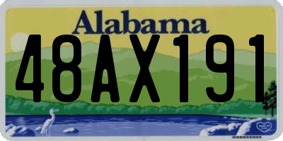 AL license plate 48AX191