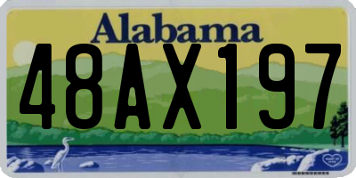 AL license plate 48AX197