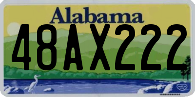 AL license plate 48AX222