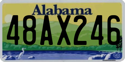 AL license plate 48AX246
