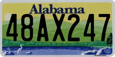 AL license plate 48AX247