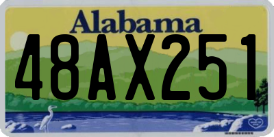 AL license plate 48AX251