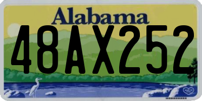 AL license plate 48AX252