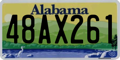 AL license plate 48AX261