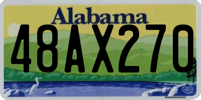 AL license plate 48AX270