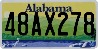 AL license plate 48AX278