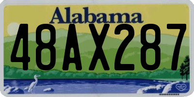 AL license plate 48AX287
