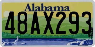 AL license plate 48AX293