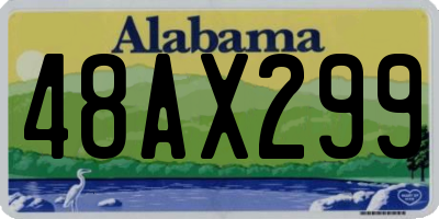 AL license plate 48AX299