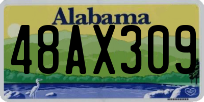 AL license plate 48AX309