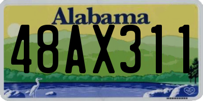 AL license plate 48AX311