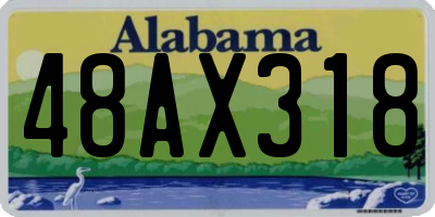 AL license plate 48AX318