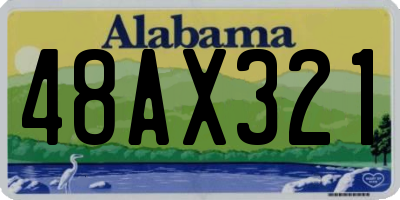 AL license plate 48AX321