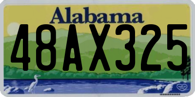 AL license plate 48AX325